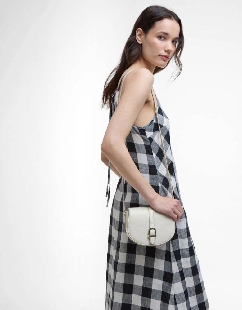 Laire Womens Leather Saddle Bag