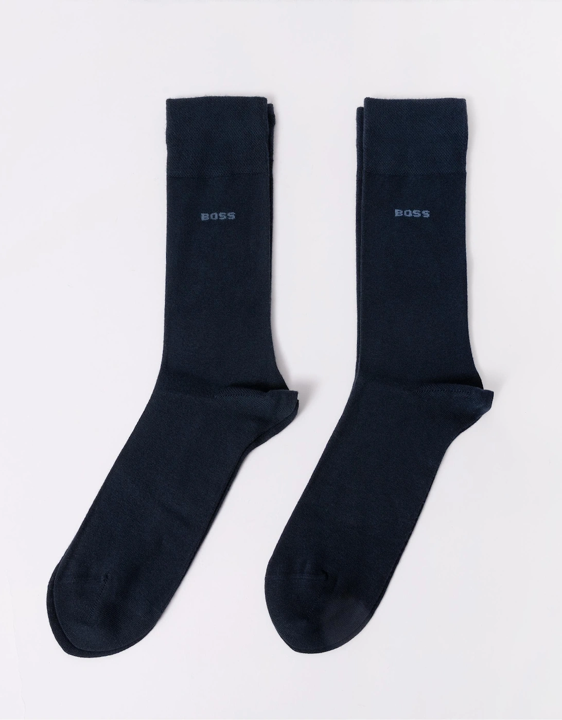 Men's BOSS Orange 2-Pack Mens Bamboo Socks - Dark Blue 401 - Navy - Size: 6/6.5/7.5/7/11/10/8/8.5/12/9.5/9/11.5/10.5