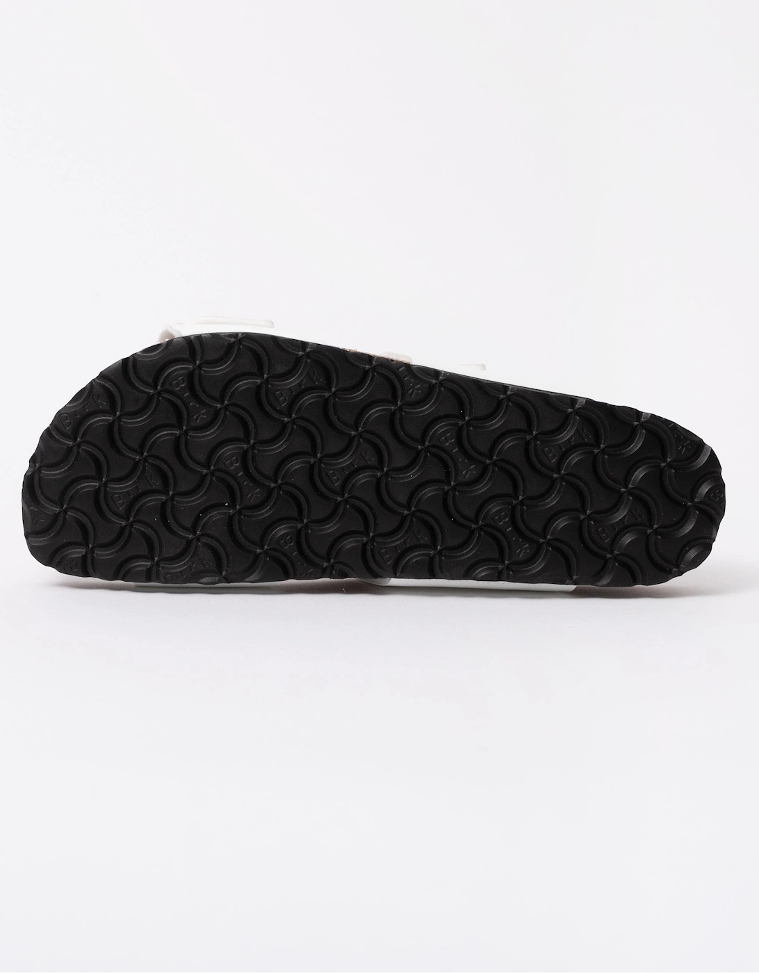 Sydney Cushion Big Buckle Womens Birko-Flor Patent Sandals
