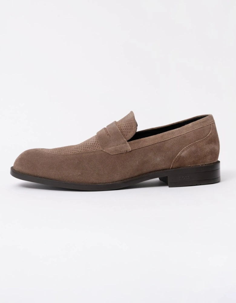 BOSS Orange Tayil Mens Suede Loafers