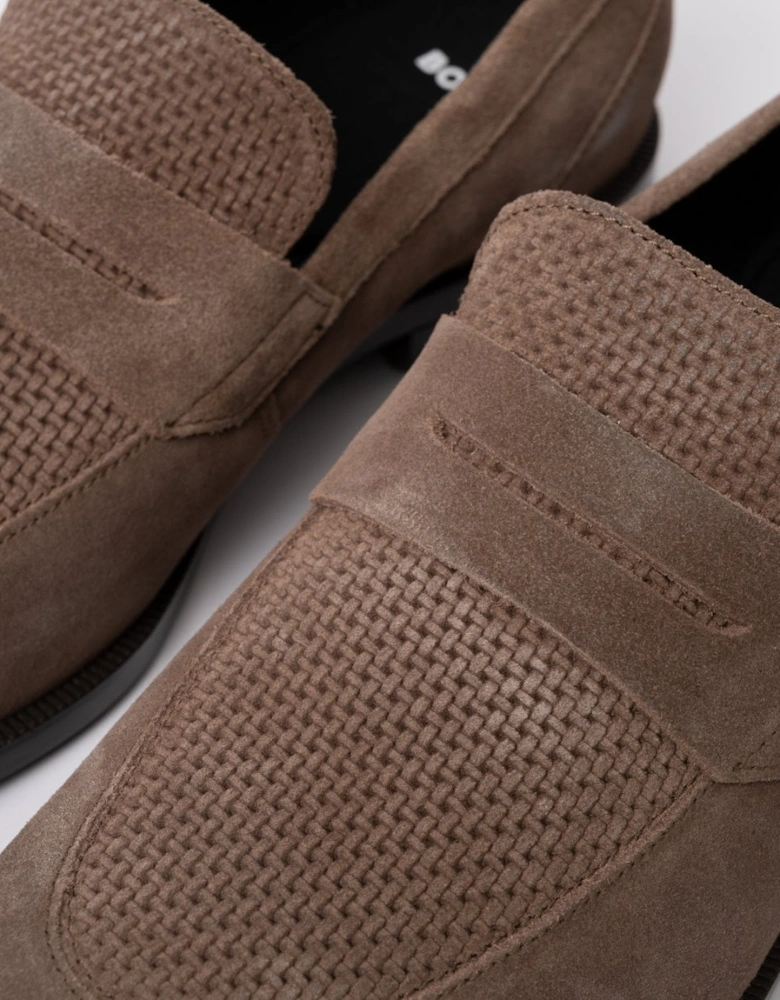 BOSS Orange Tayil Mens Suede Loafers
