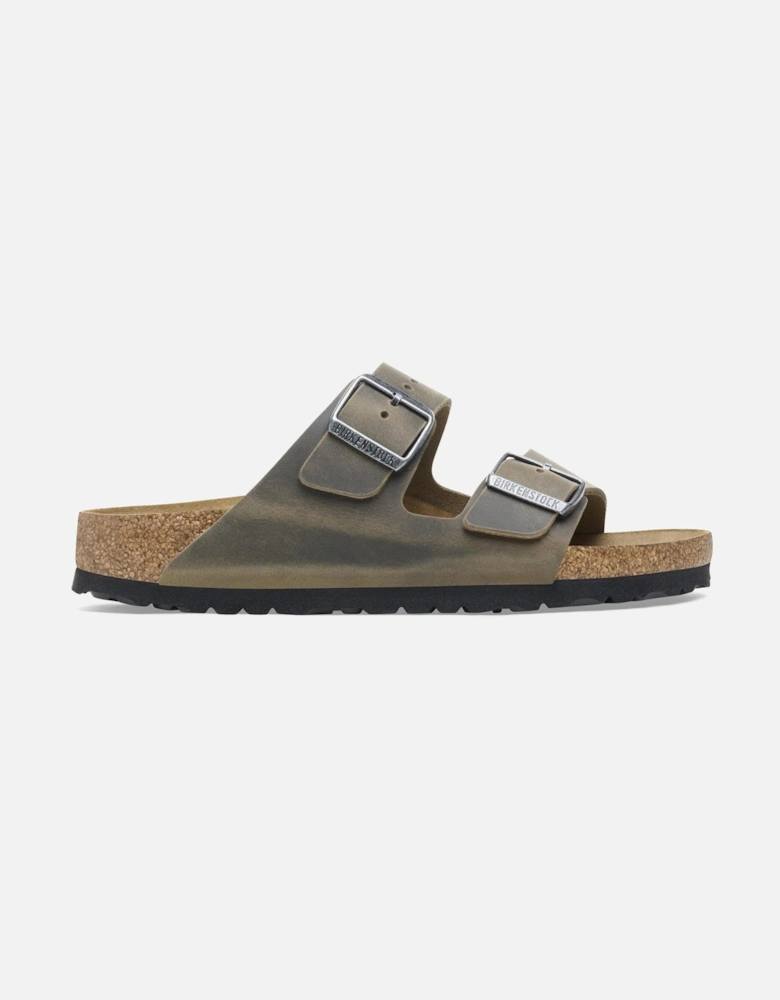 Oiled Natural Leather Womens Sandals