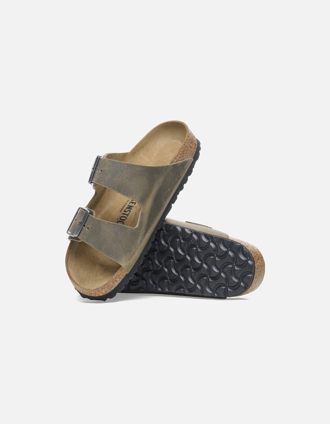 Oiled Natural Leather Womens Sandals