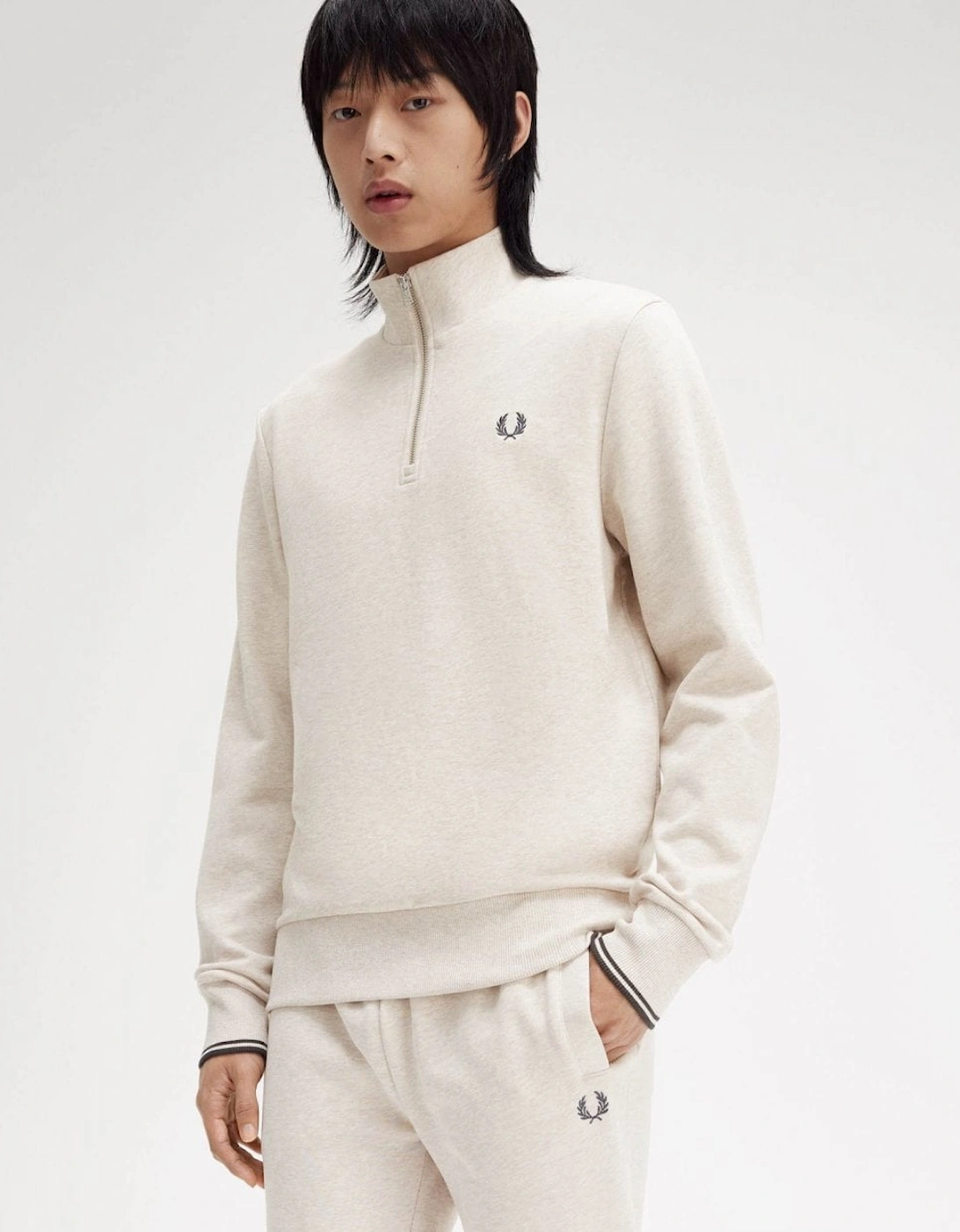 Mens Half Zip Sweatshirt