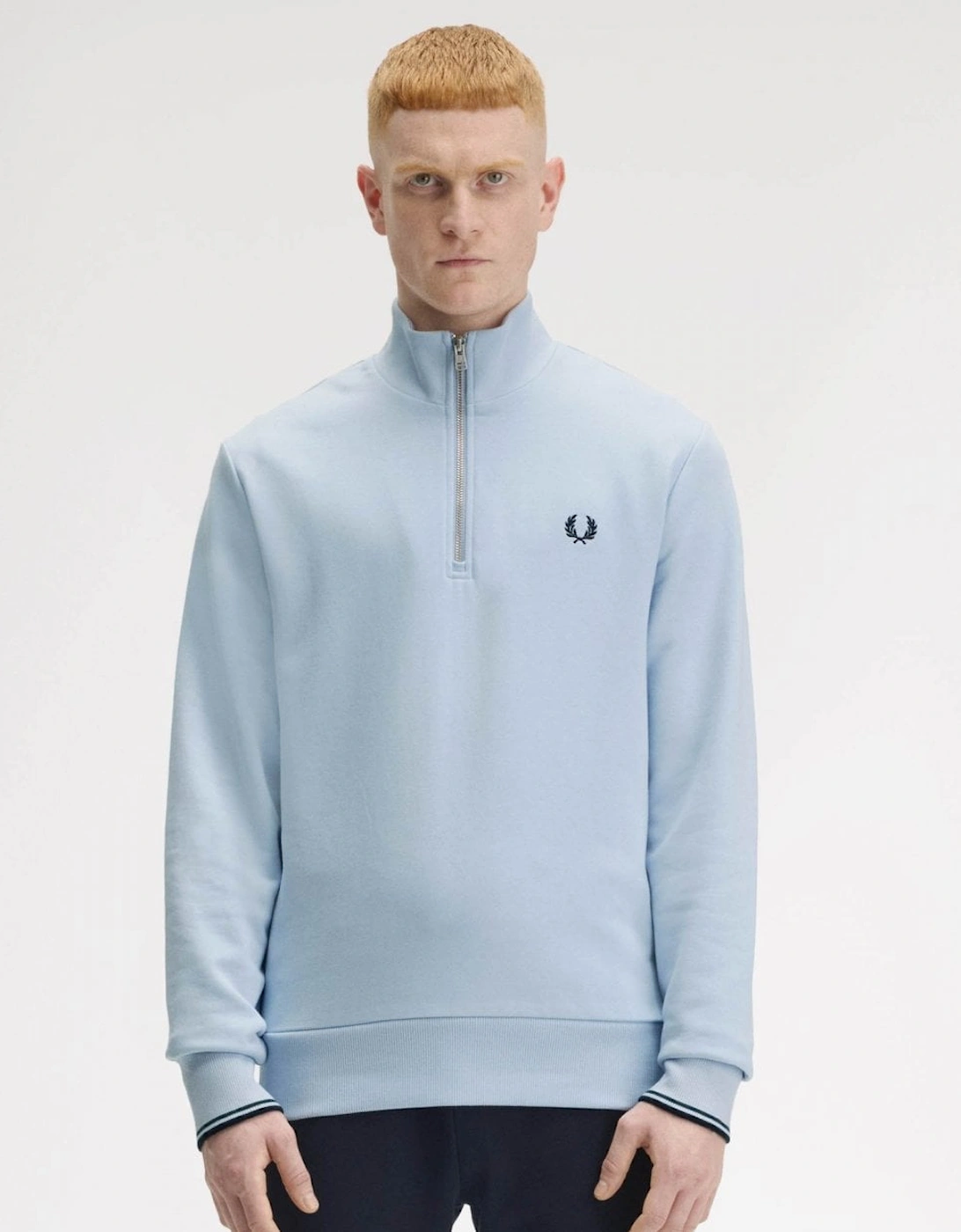Mens Half Zip Sweatshirt, 8 of 7