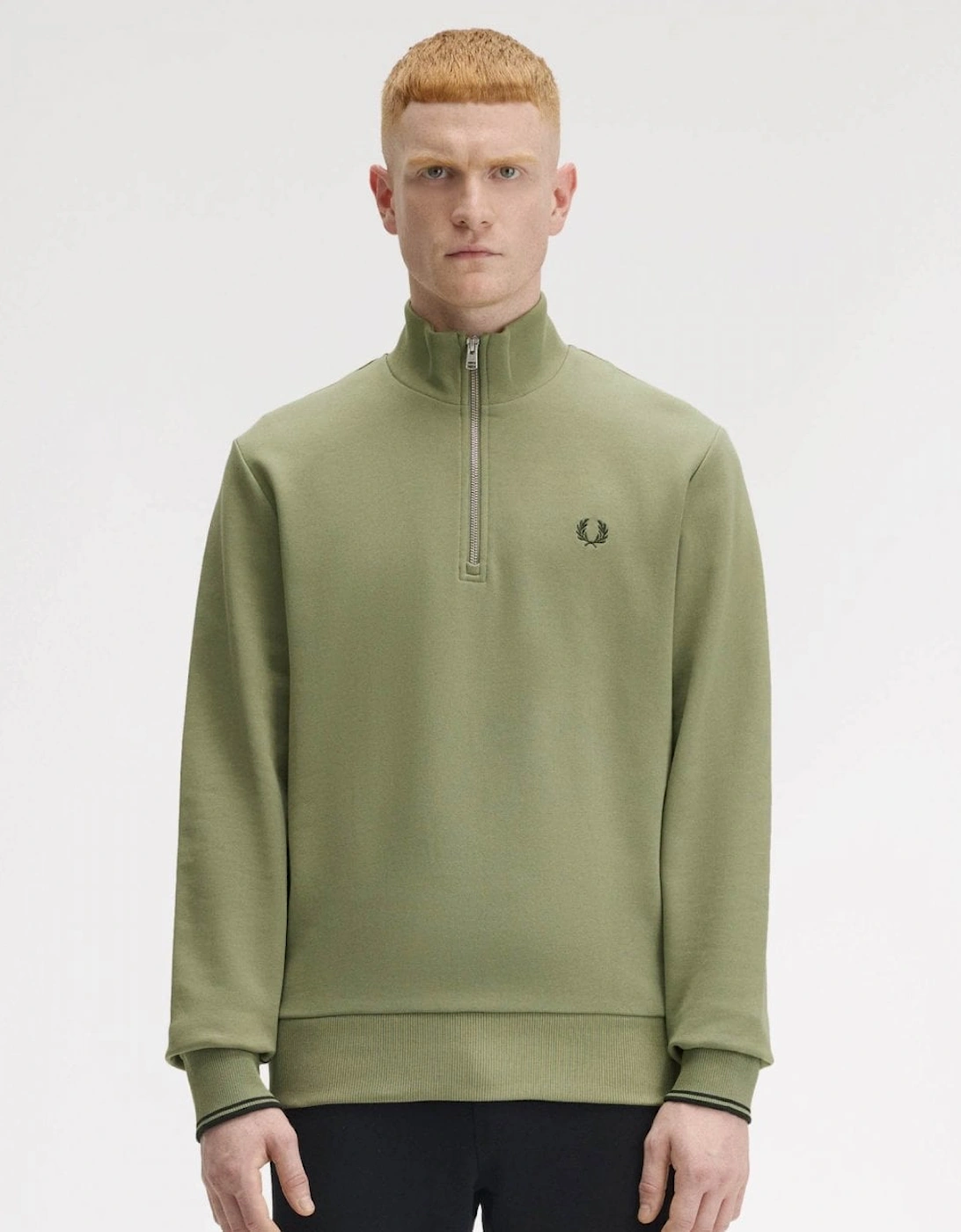 Mens Half Zip Sweatshirt, 7 of 6