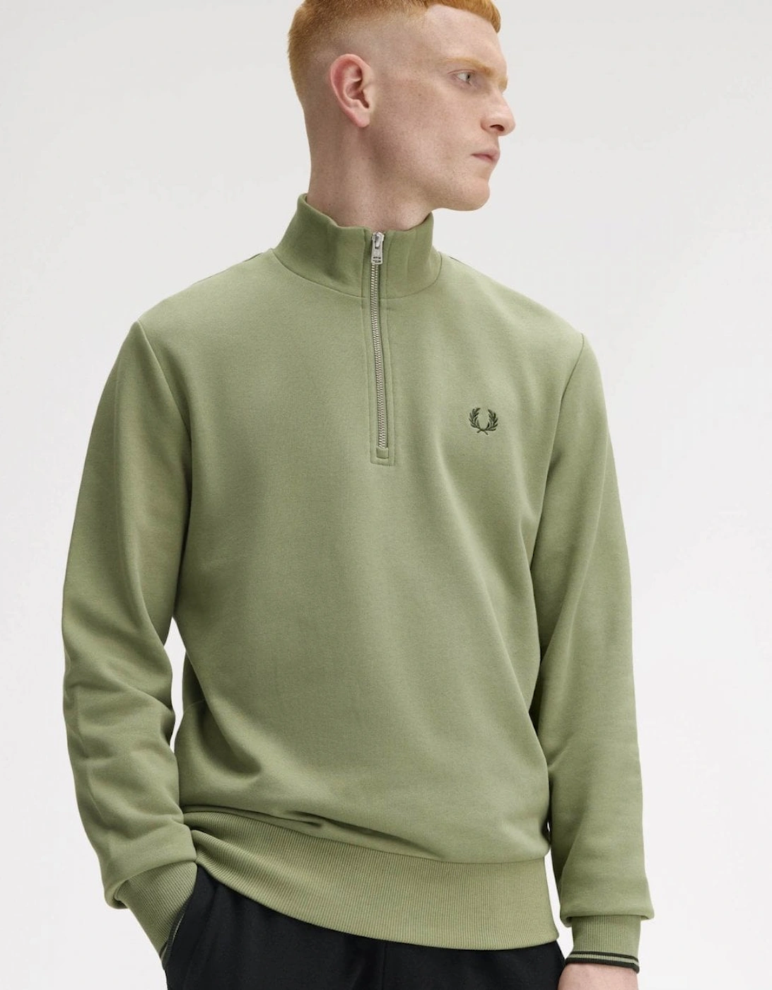 Mens Half Zip Sweatshirt