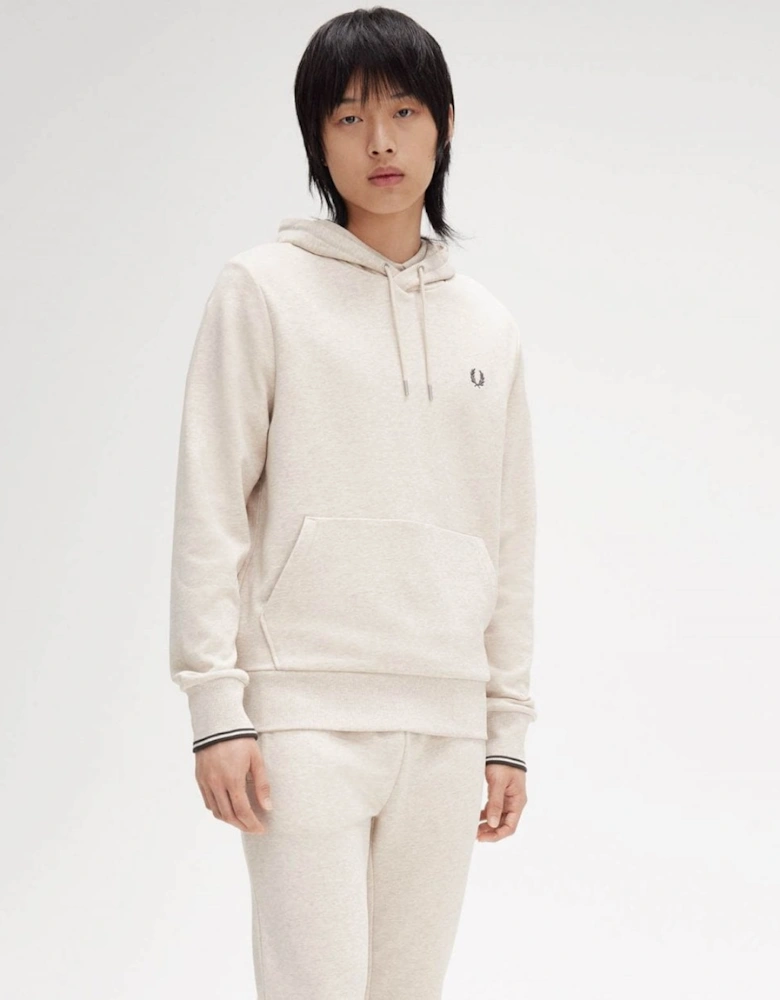 Mens Tipped Hooded Sweatshirt