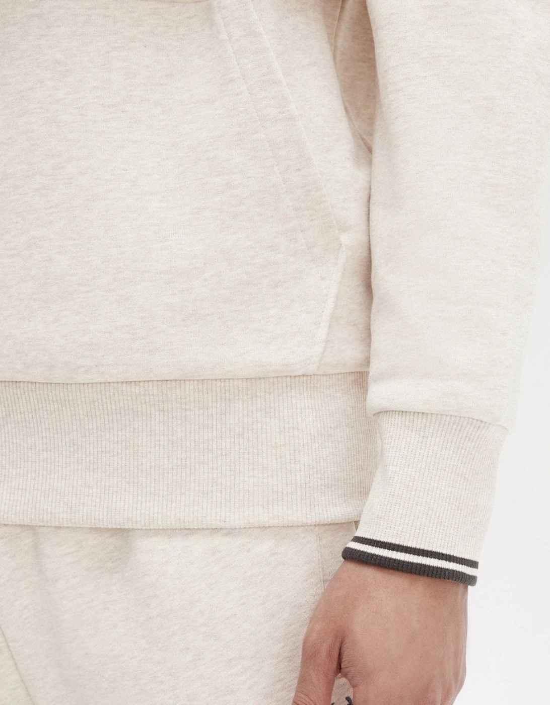Mens Tipped Hooded Sweatshirt