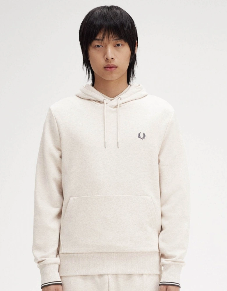 Mens Tipped Hooded Sweatshirt
