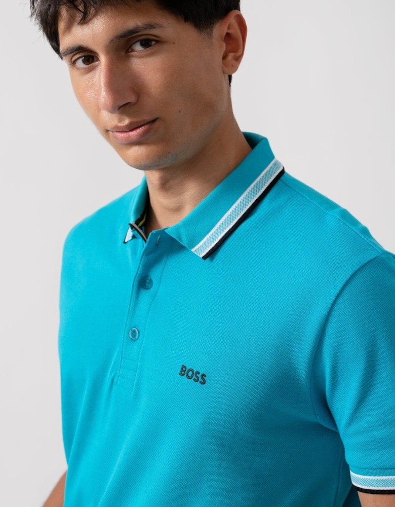 BOSS Green Paddy Contrast Mens Polo