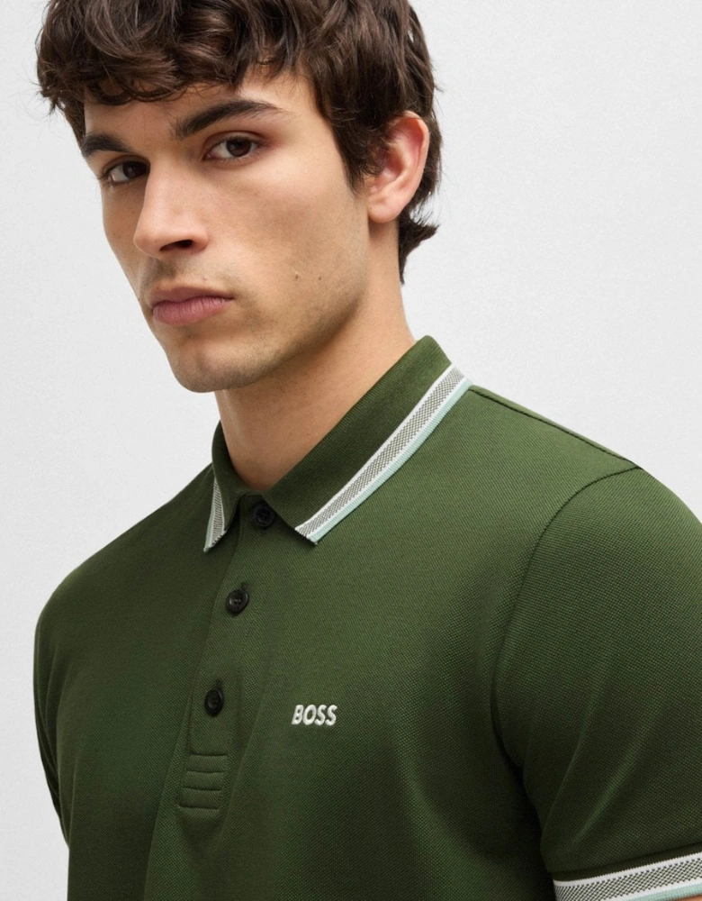BOSS Green Paddy Contrast Mens Polo