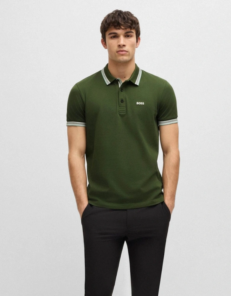 BOSS Green Paddy Contrast Mens Polo