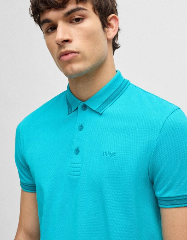BOSS Green Paddy Contrast Mens Polo