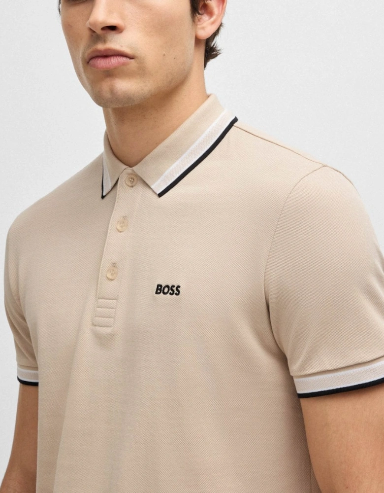 BOSS Green Paddy Contrast Mens Polo