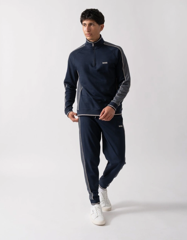 BOSS Orange Mens 1/4 Zip Loungewear Tracksuit Jacket 50540785