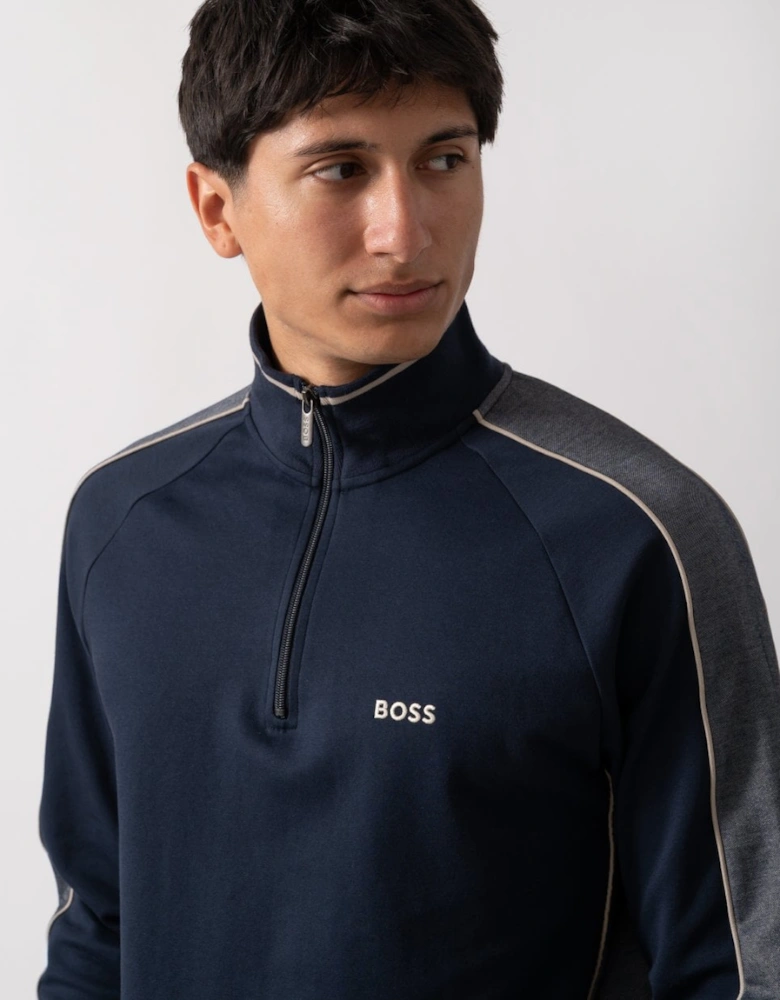 BOSS Orange Mens 1/4 Zip Loungewear Tracksuit Jacket 50540785