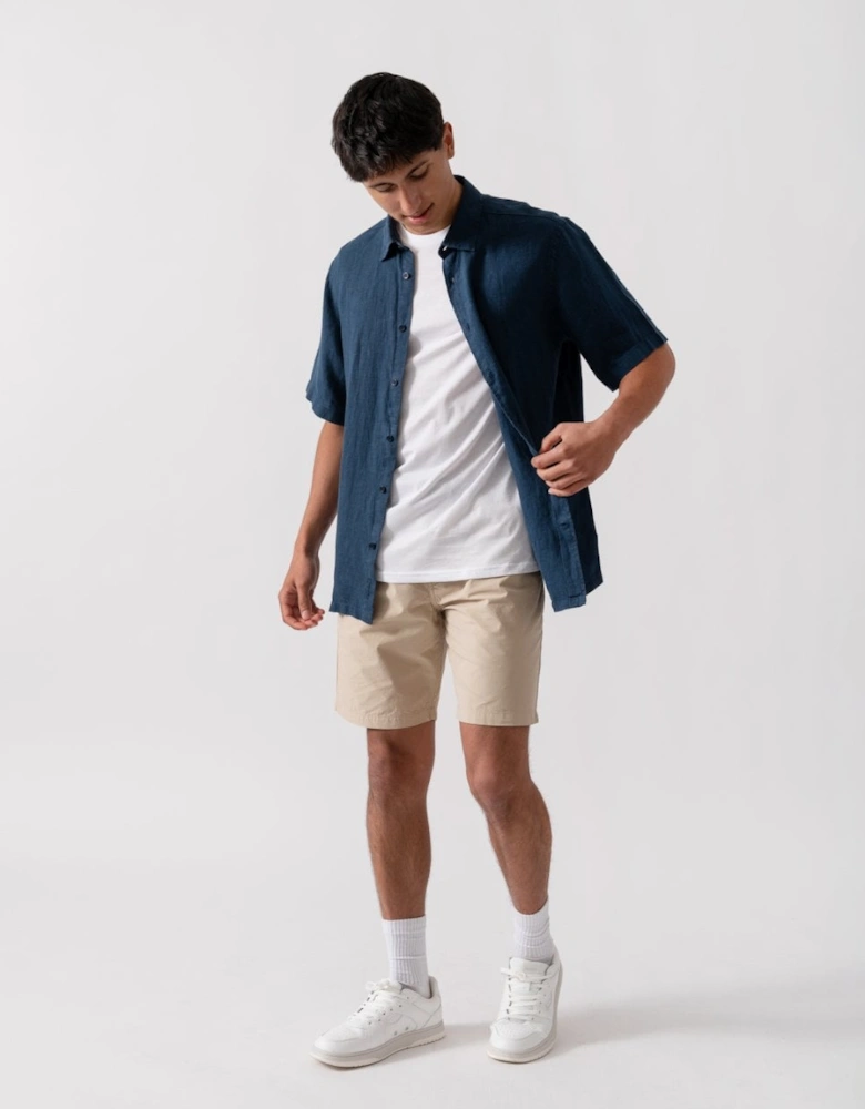 Somerton Mens Short Sleeve Linen Shirt
