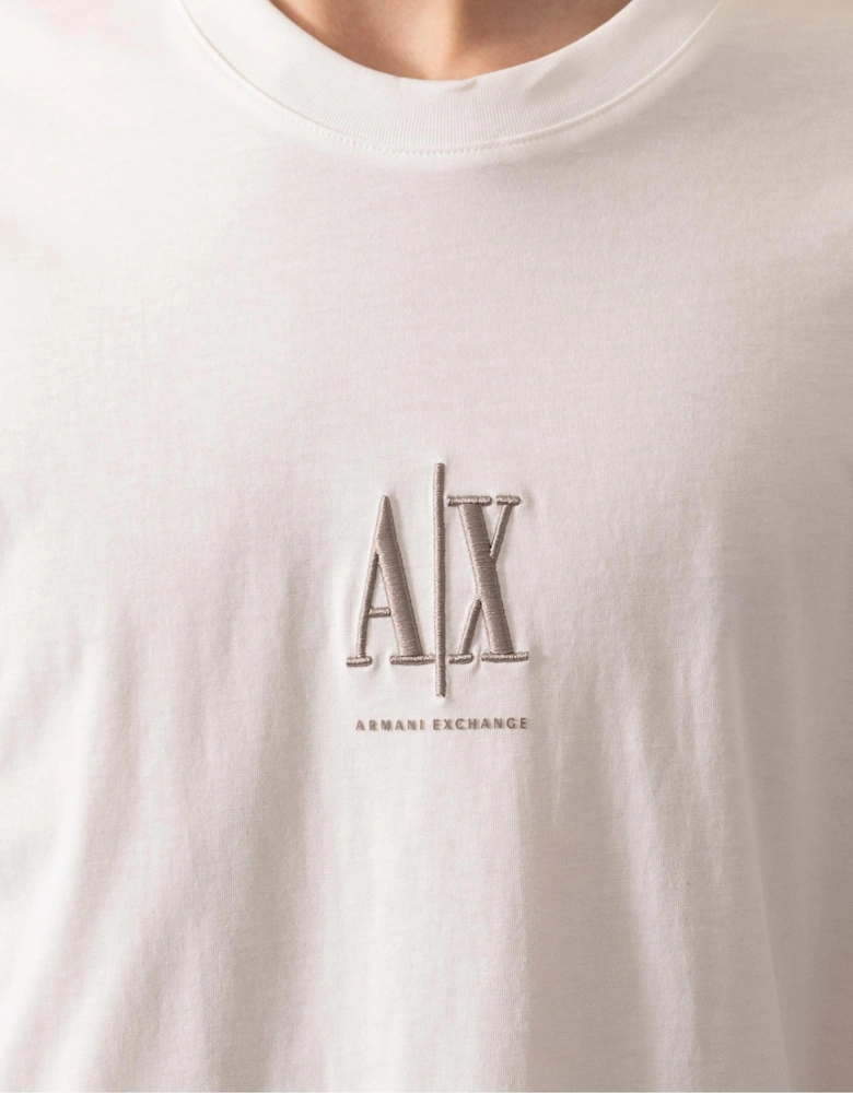 Mens Embroidered A|X Centre Logo T-Shirt