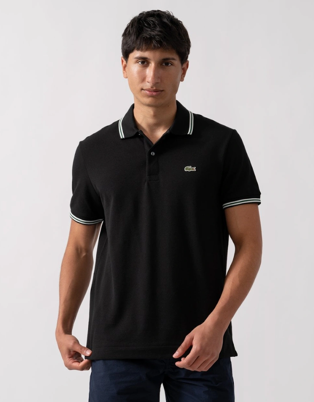 Mens Tipped Polo Shirt, 6 of 5