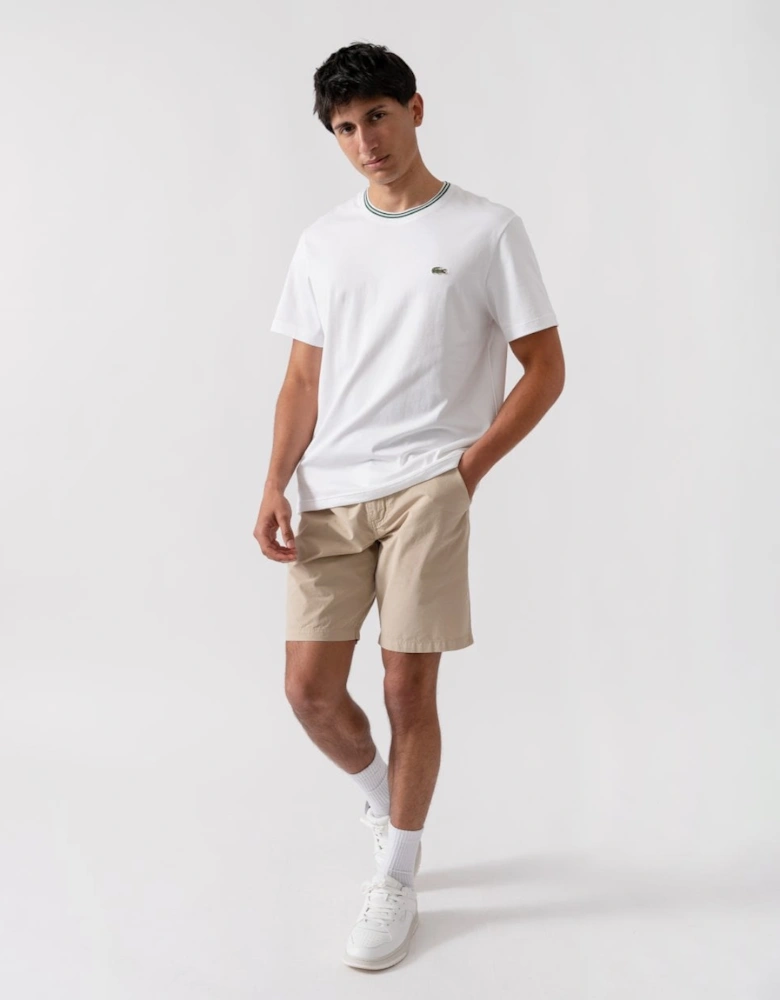 Contrast Collar Mens T - Shirt