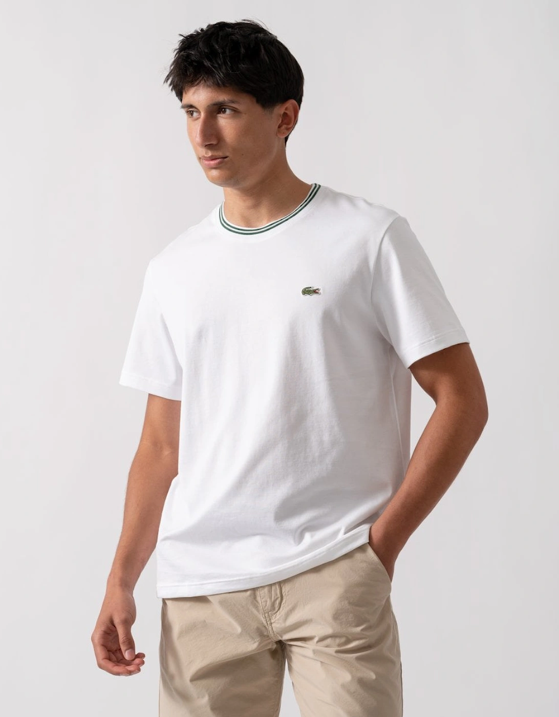 Contrast Collar Mens T - Shirt, 6 of 5