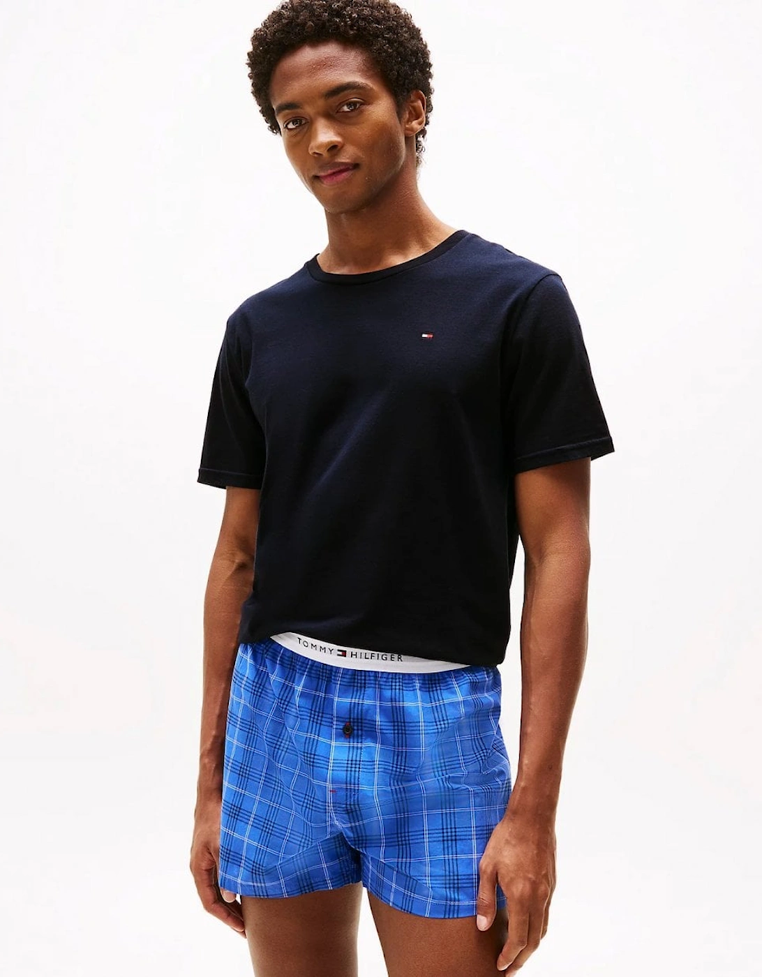 Men's Tommy Hilfiger 3 Pack Mens T-Shirts - Desert Sky/Desert Sky/Desert Sky - Black - Size: 38