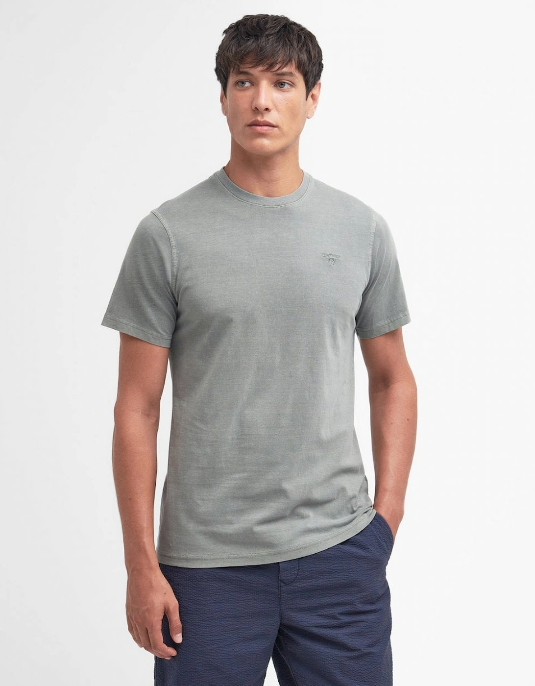 Garment Dyed Mens Tailored T-Shirt, 7 of 6