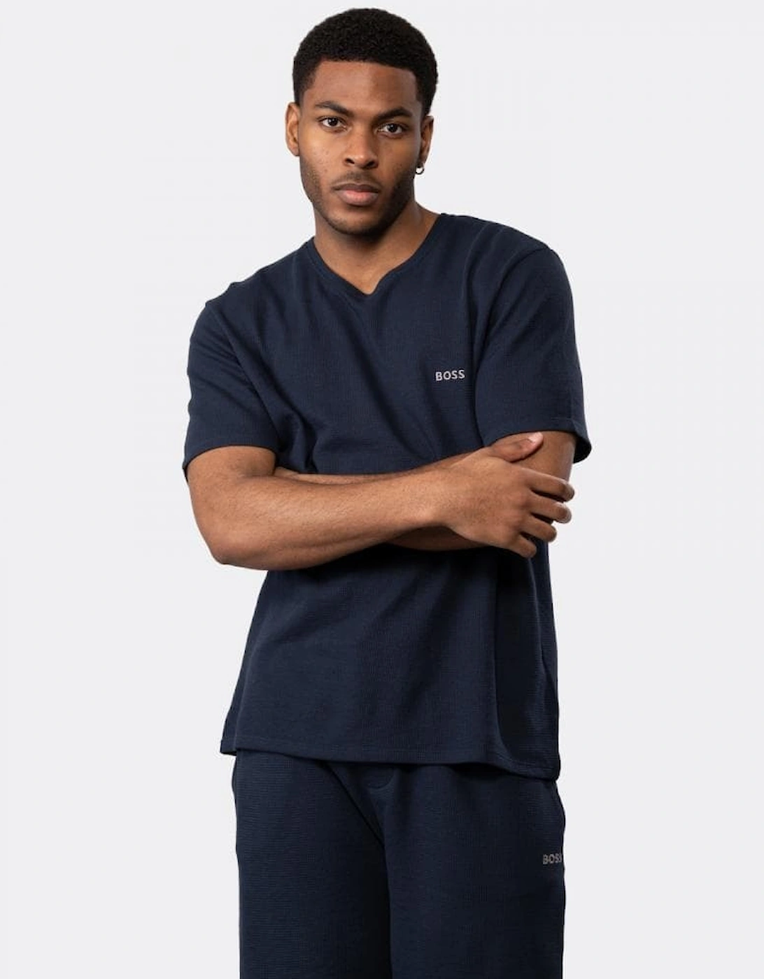 BOSS Orange Waffle Mens Pyjama T-Shirt