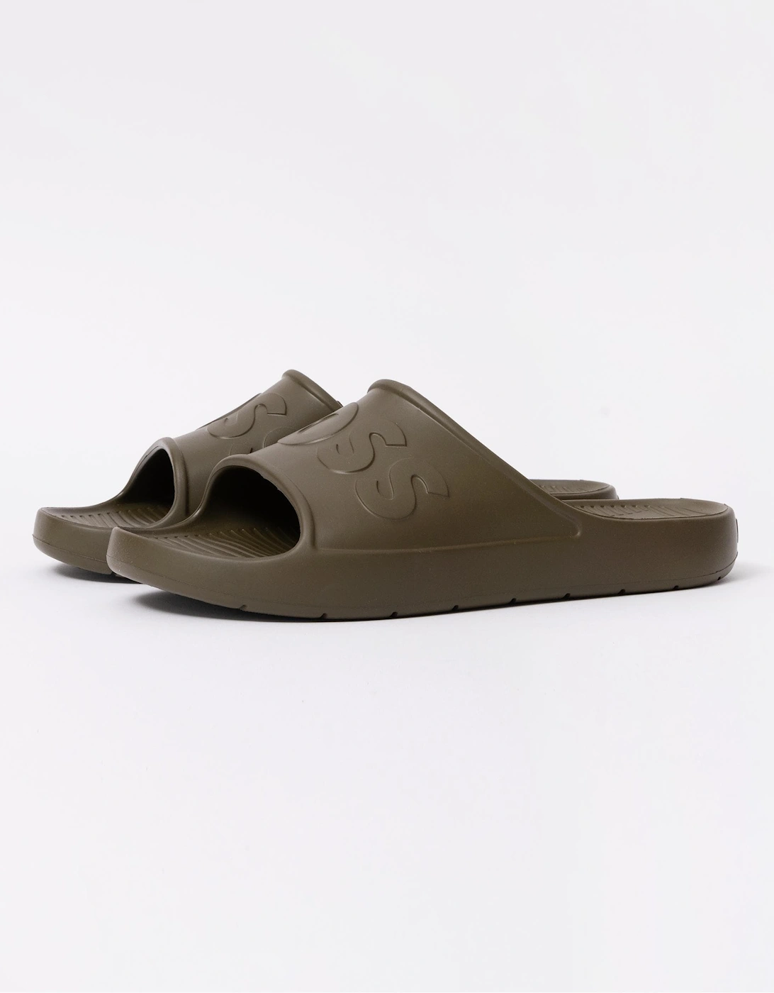 BOSS Orange Darian Mens Lightweight EVA Slides with Logo Strap, 8 of 7