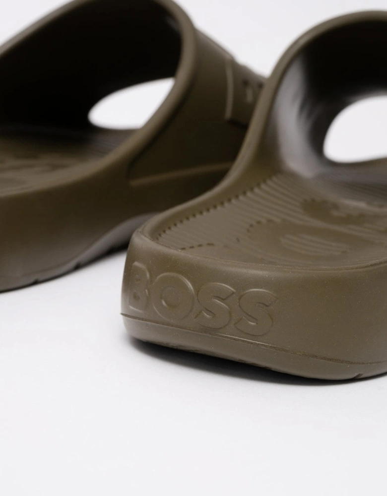 BOSS Orange Darian Mens Lightweight EVA Slides with Logo Strap
