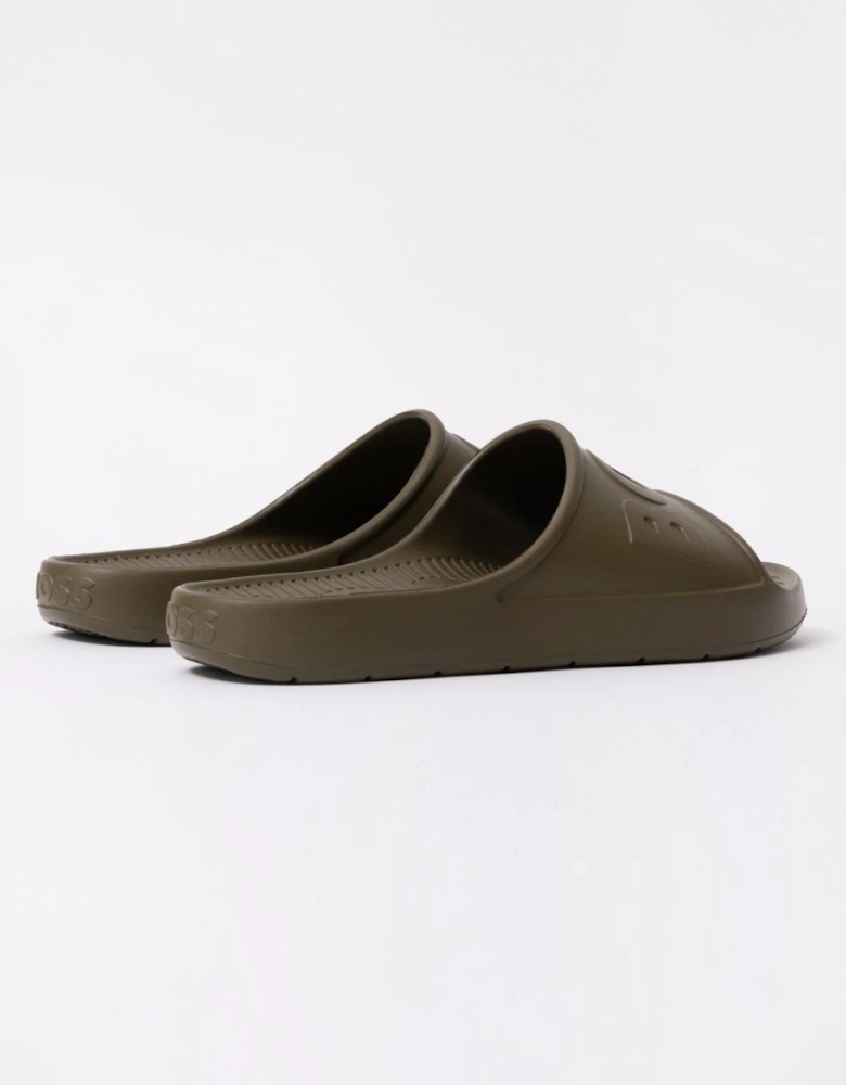 BOSS Orange Darian Mens Lightweight EVA Slides with Logo Strap