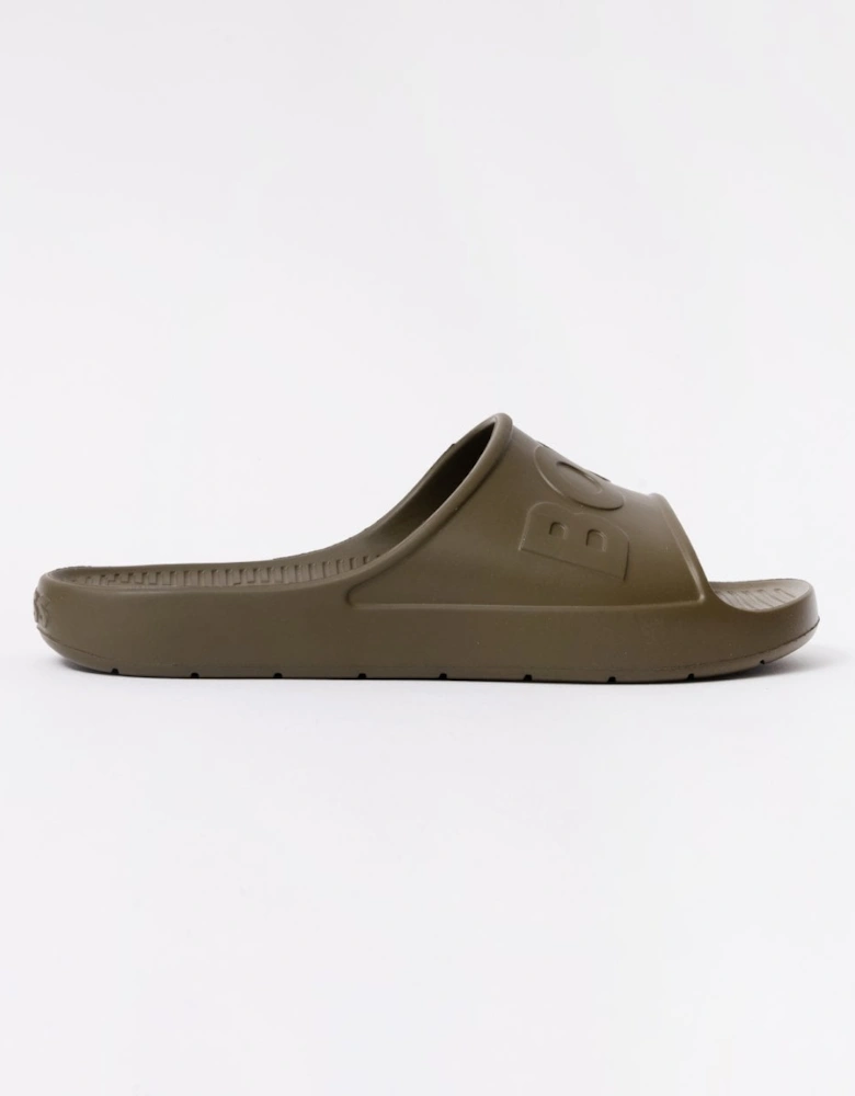 BOSS Orange Darian Mens Lightweight EVA Slides with Logo Strap
