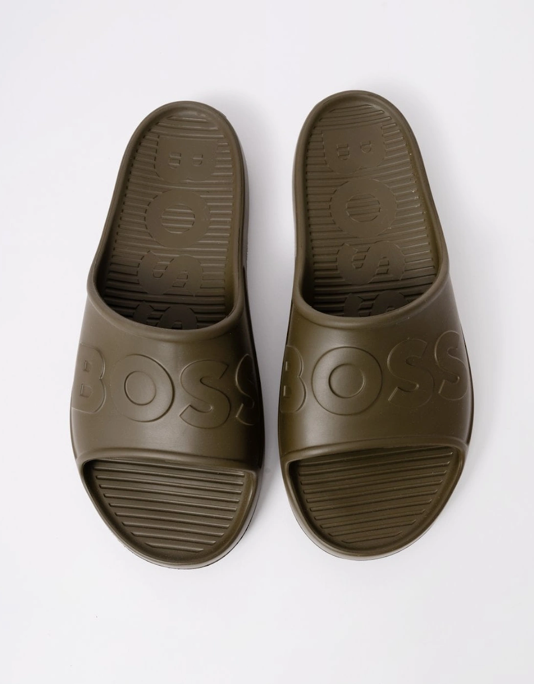 BOSS Orange Darian Mens Lightweight EVA Slides with Logo Strap