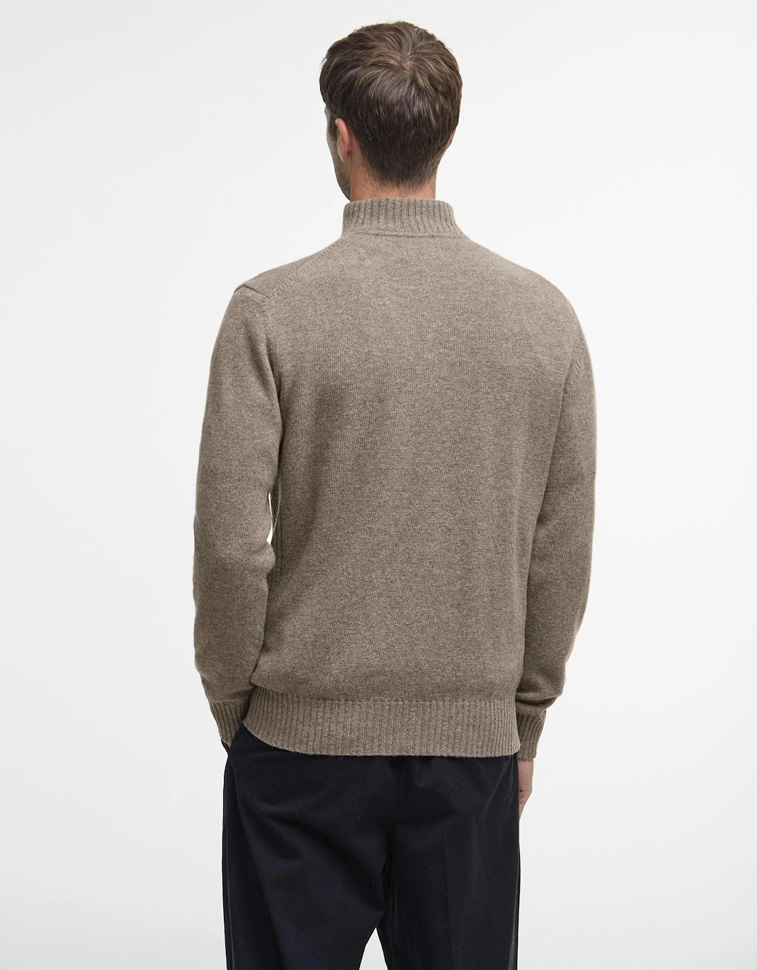 Essential Lambswool Mens Half-Zip Jumper