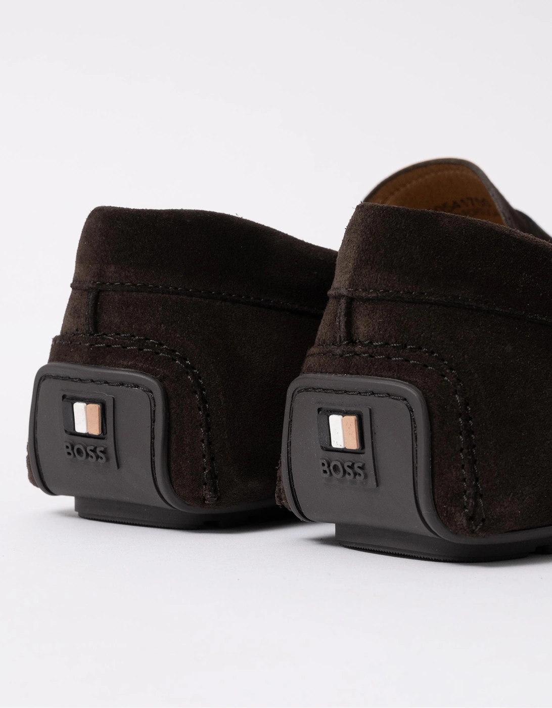 BOSS Orange Noel Mens Suede Driving Moccasins