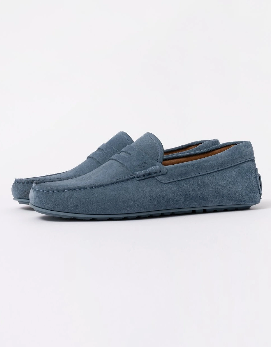BOSS Orange Noel Mens Suede Driving Moccasins, 7 of 6