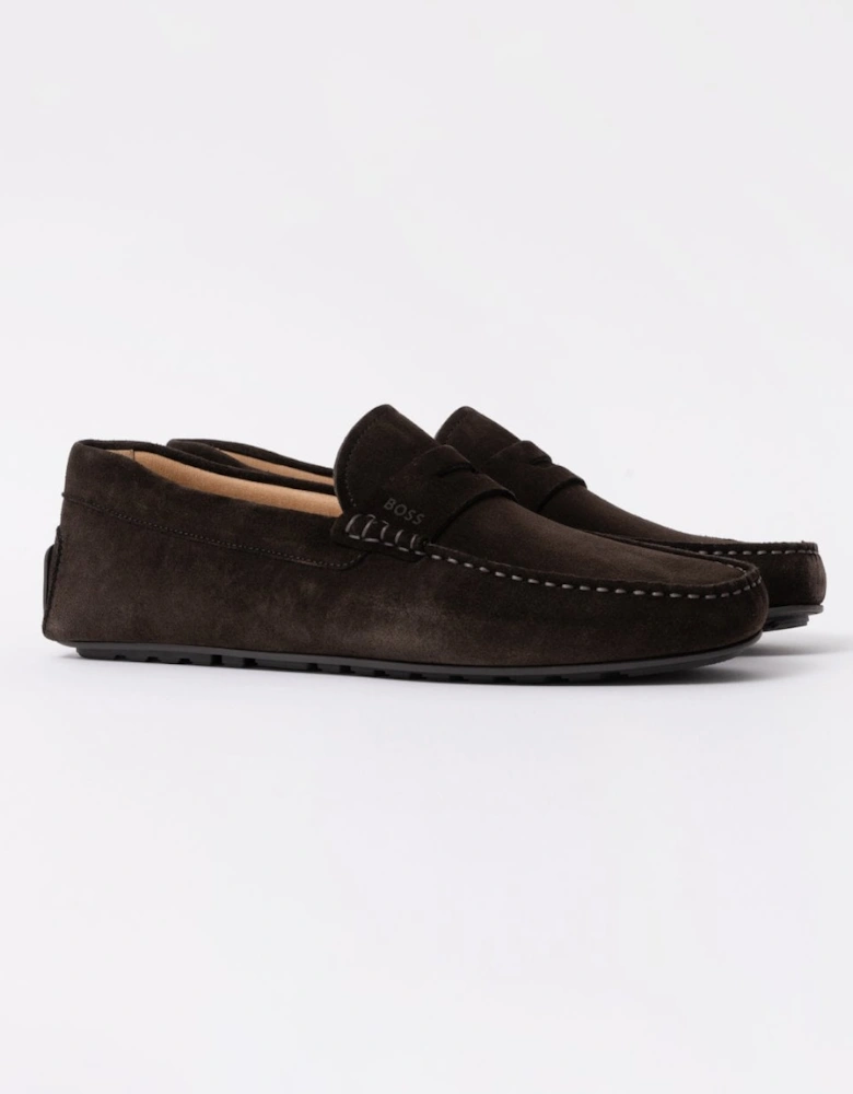 BOSS Orange Noel Mens Suede Driving Moccasins