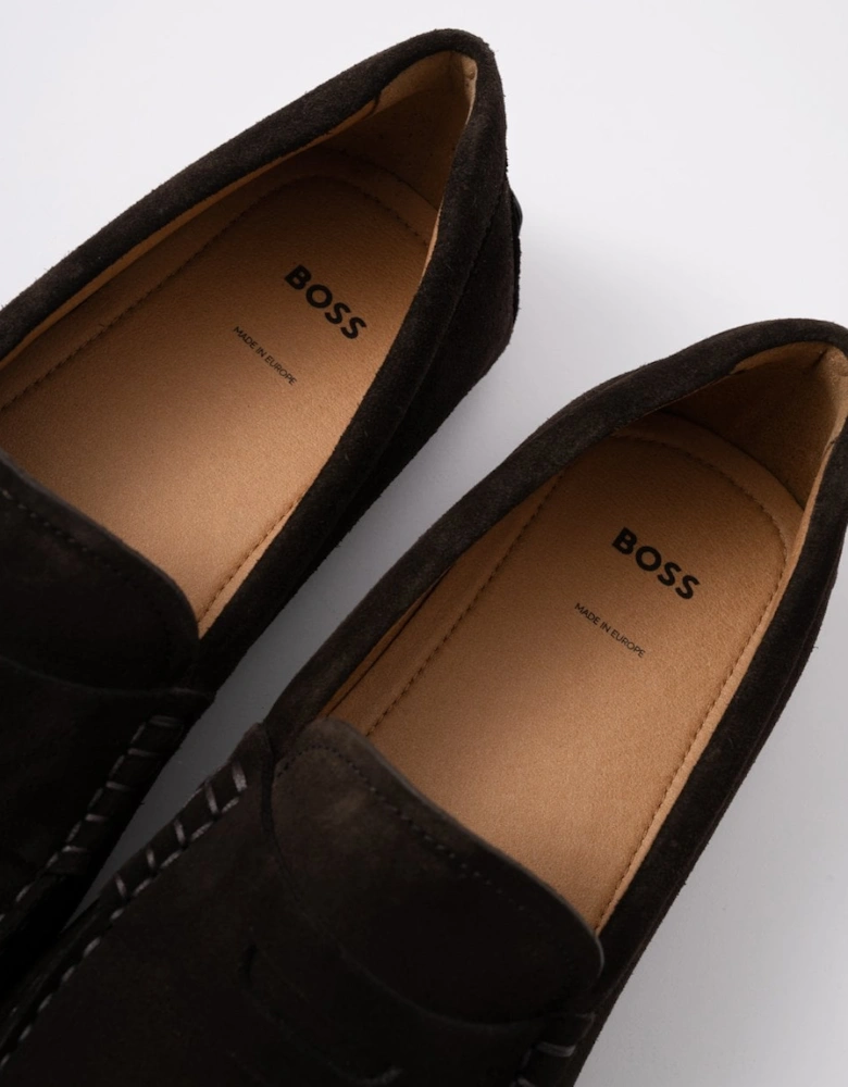 BOSS Orange Noel Mens Suede Driving Moccasins