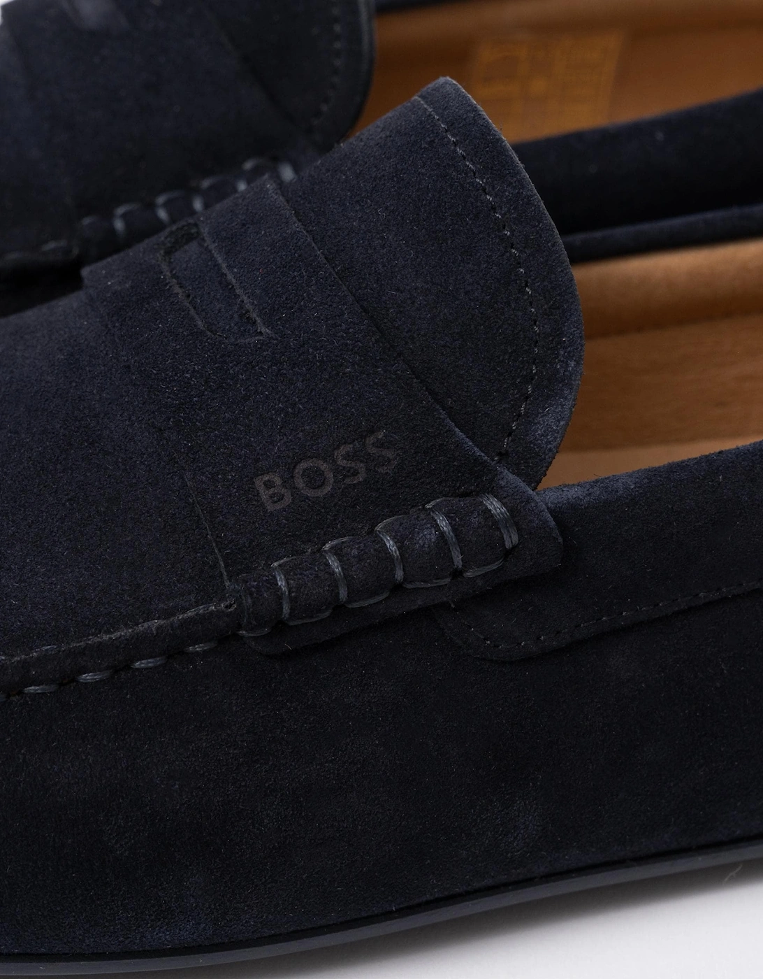 BOSS Orange Noel Mens Suede Driving Moccasins