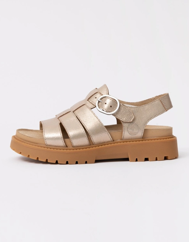 Clairemont Way Metallic Womens Fisherman Sandals