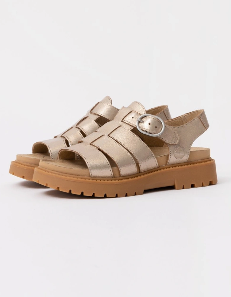 Clairemont Way Metallic Womens Fisherman Sandals