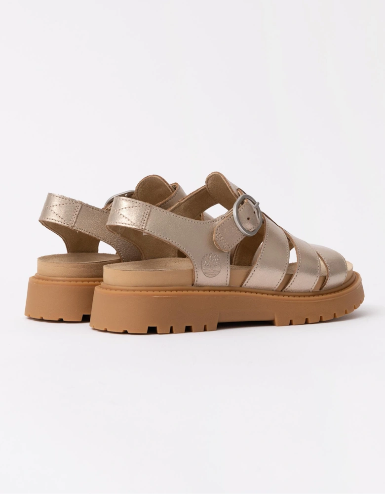 Clairemont Way Metallic Womens Fisherman Sandals