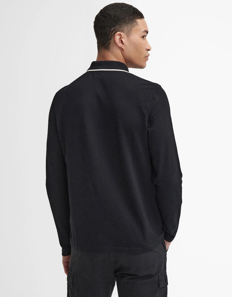 Hampstead Mens Long Sleeve Polo Shirt