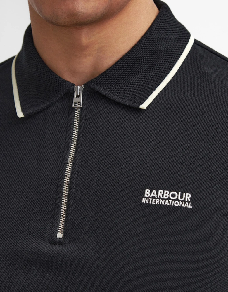 Hampstead Mens Long Sleeve Polo Shirt