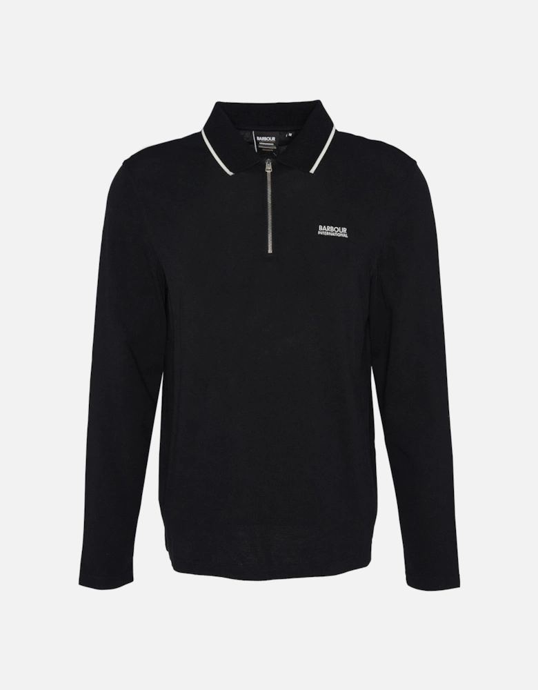 Hampstead Mens Long Sleeve Polo Shirt