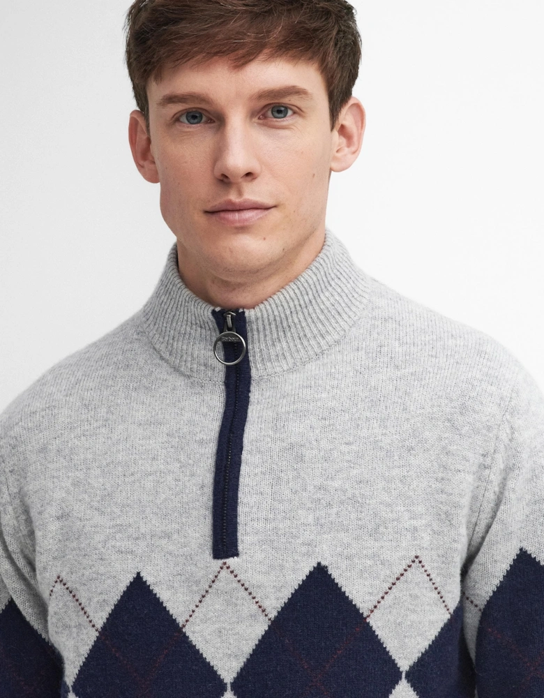Hartfield Mens Half Zip Knitted Jumper
