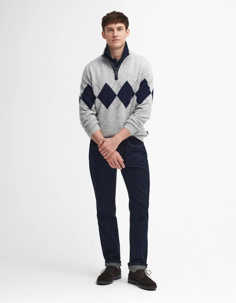 Hartfield Mens Half Zip Knitted Jumper