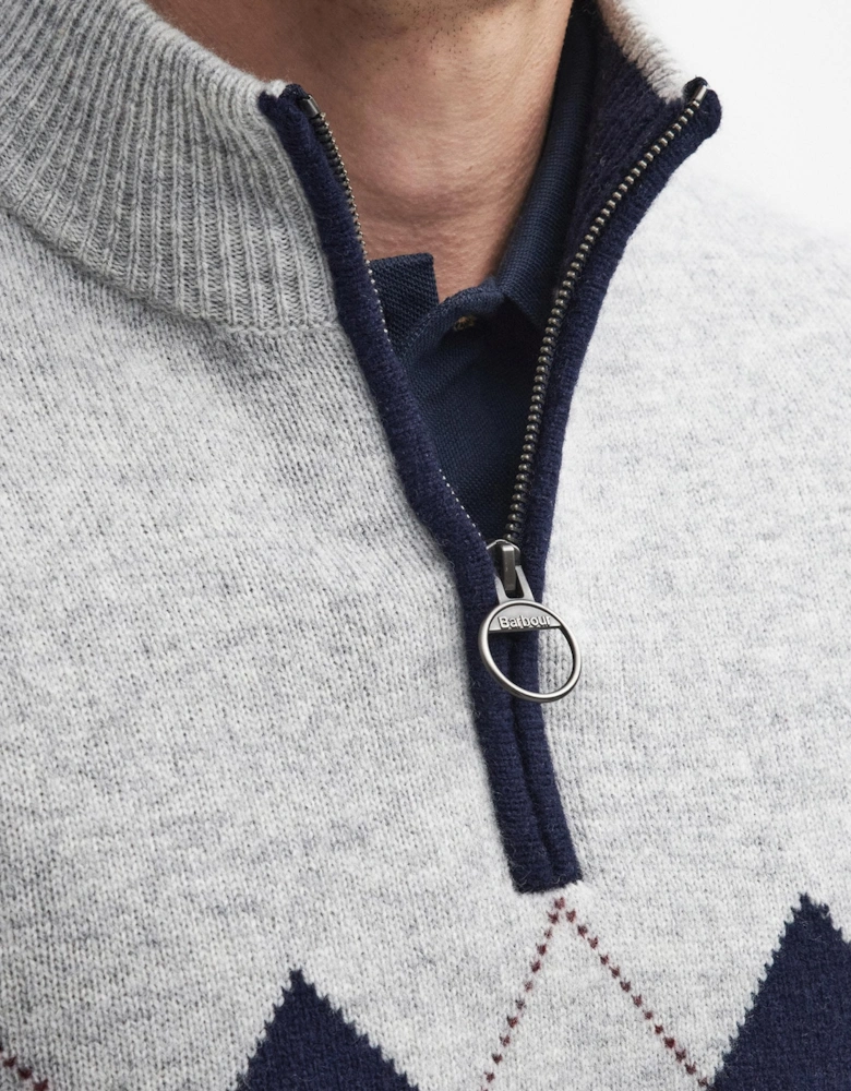 Hartfield Mens Half Zip Knitted Jumper
