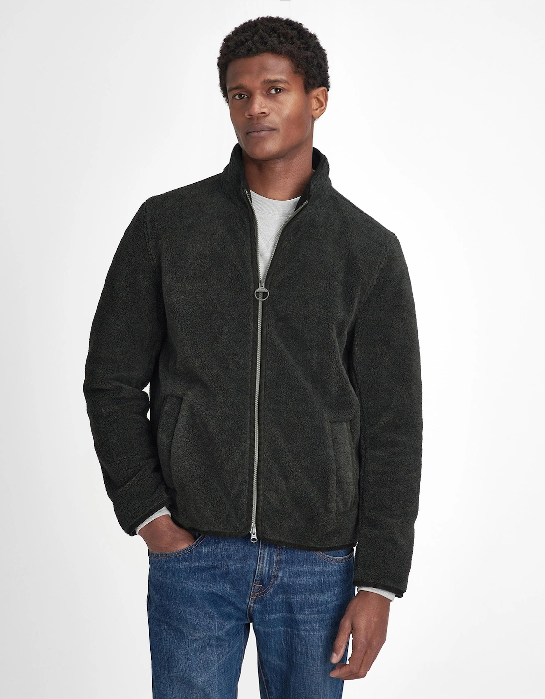 Belford Mens Fleece Jacket, 8 of 7